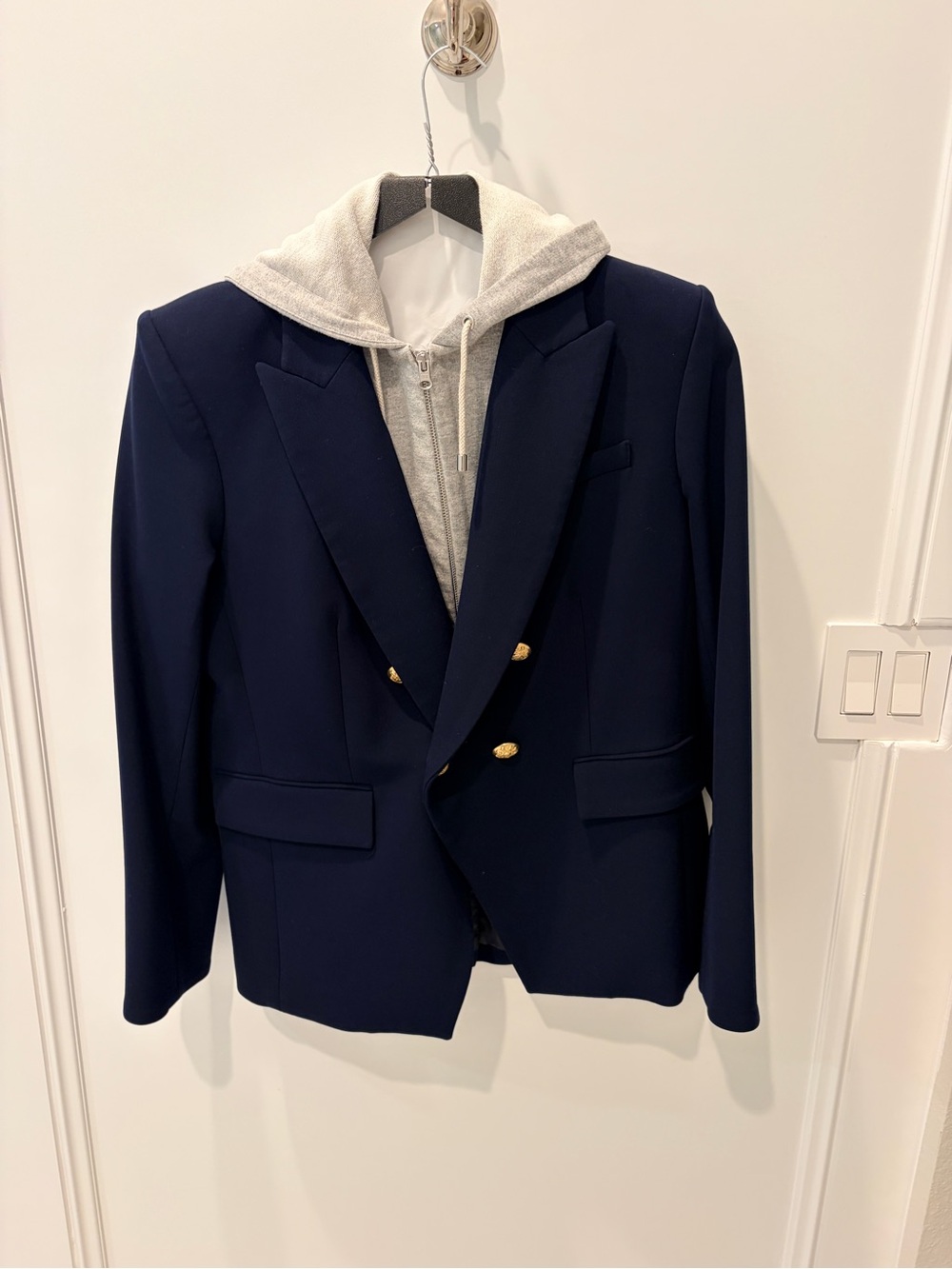 Veronica Beard Dickey Jacket and Hooded Insert